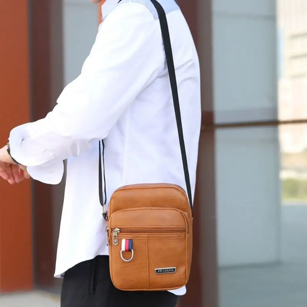 Mini leather crossbody bag