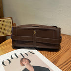 Everyday suede shoulder bag