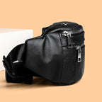 Soft leather crossbody bum bag