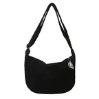 Corduroy handbag with adjustable shoulder strap