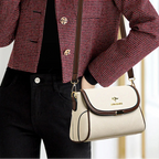 Versatile leather crossbody bag