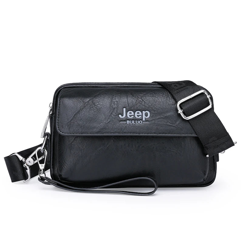 Vintage leather crossbody bag