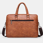 Leather business briefcase