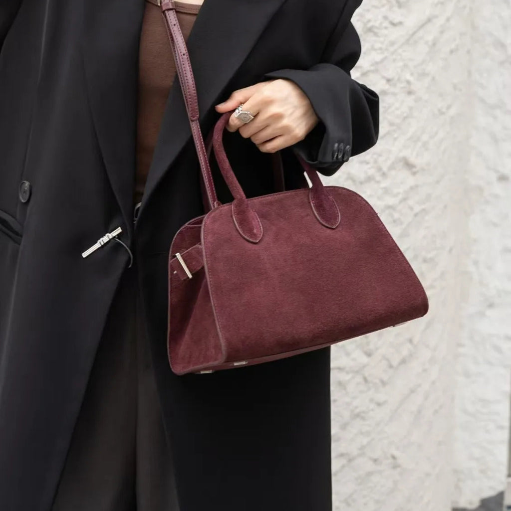 Stylish suede handbag for every outfit