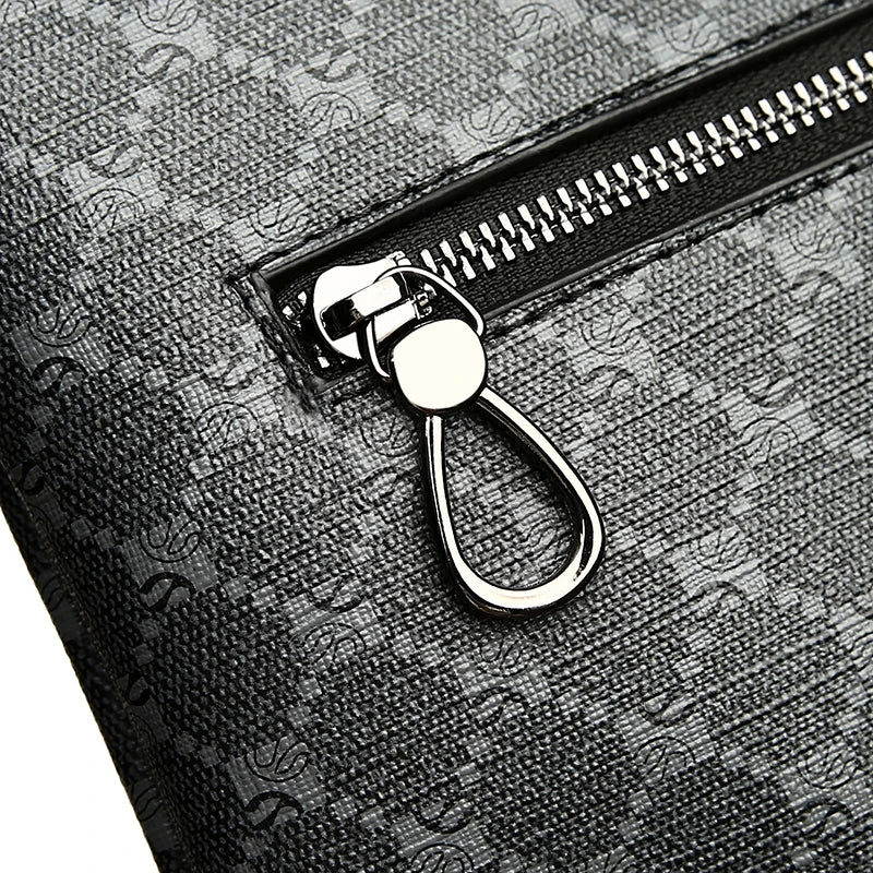 Slim leather clutch for phone and wallet