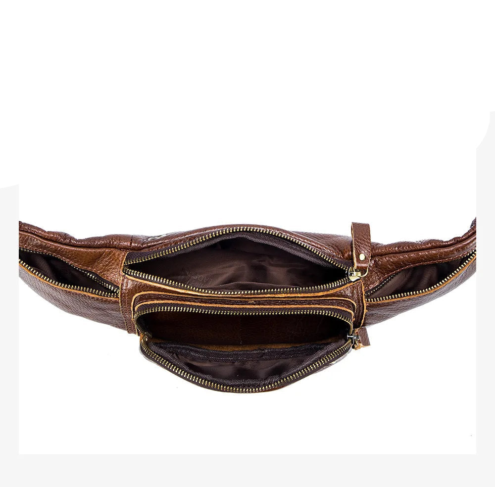 Lightweight leather waist sling