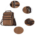 Premium leather sling crossbody bag