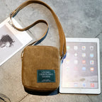 Classic corduroy crossbody bag