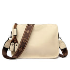 Sleek leather shoulder bag