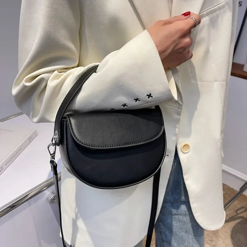 Classic leather handbag