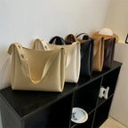 Elegant women's leather tote bag
