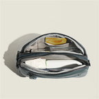 Lightweight leather sling bag