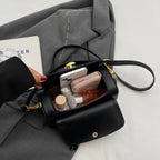 Fashion leather shoulder bag with top handle