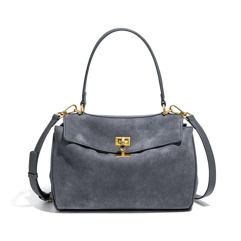 Timeless suede handbag