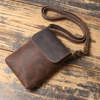 Leather crossbody bag