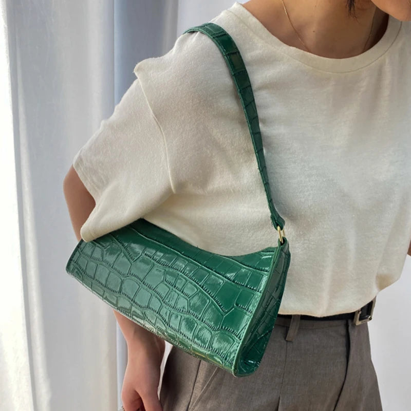 Small leather sling pouch