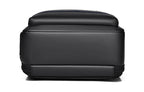 Business leather laptop backpack
