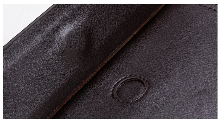 Classic leather crossbody bag
