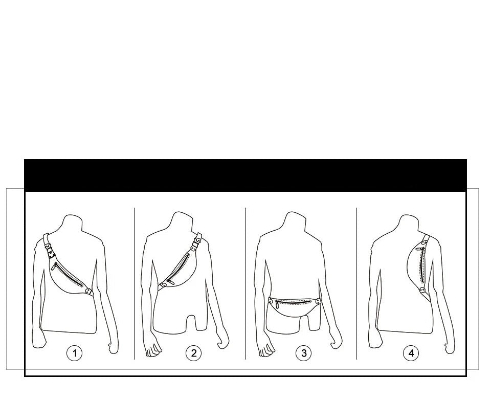 Weekender leather waist bag