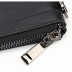 Classic leather clutch