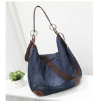 Casual denim slouch bag