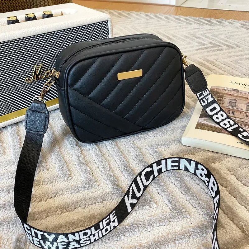 Small leather crossbody sling bag