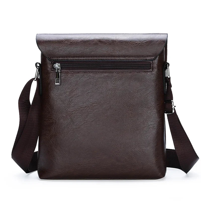 Versatile leather crossbody bag