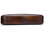 Classic leather laptop bag
