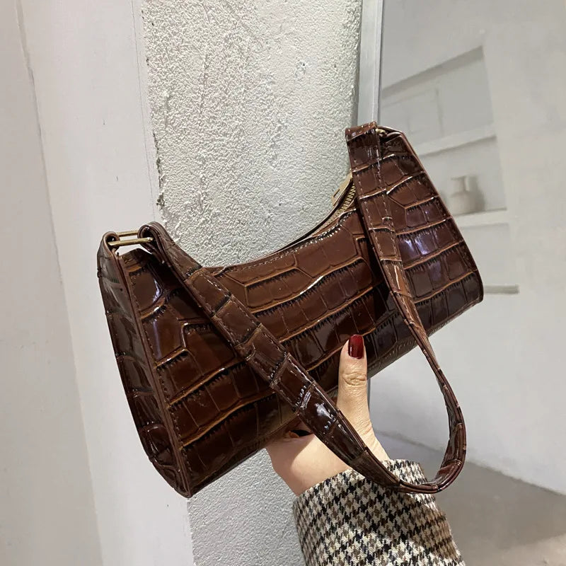 Small leather sling pouch