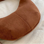 Hobo suede shoulder bag