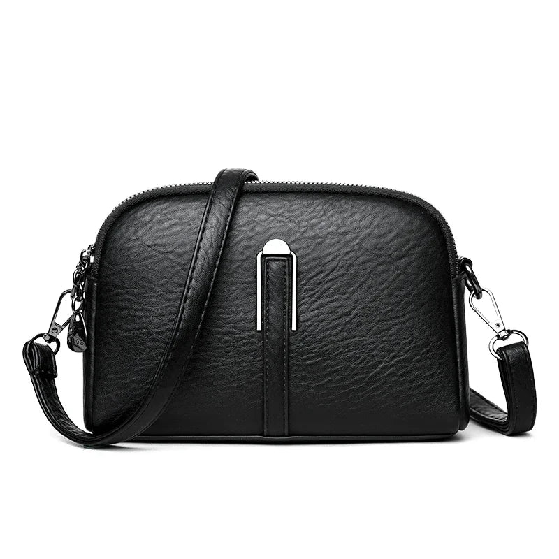 Everyday leather crossbody bag