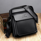 Classic leather crossbody bag