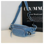 Denim waist bag