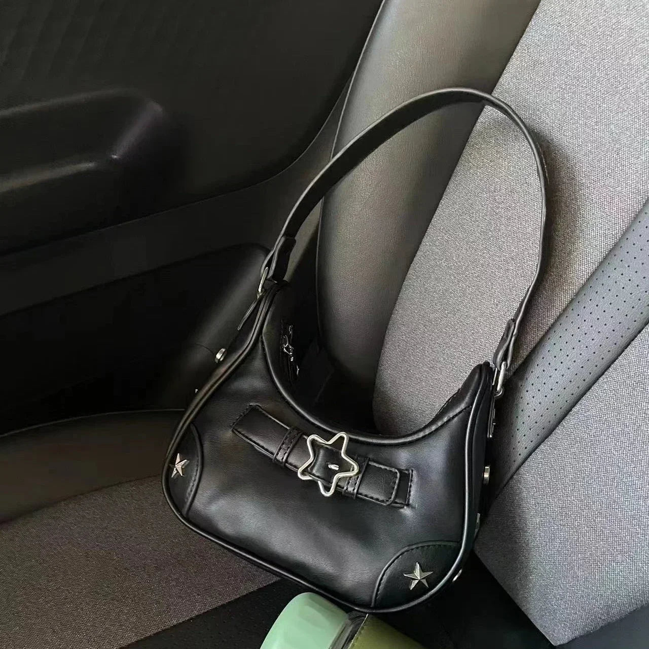 Retro leather sling bag