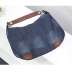 Casual denim slouch bag