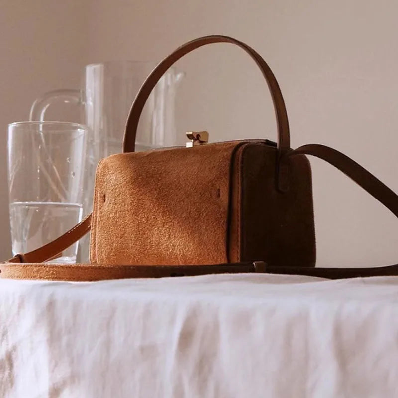 Chic suede purse