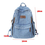 Denim fashion backpack