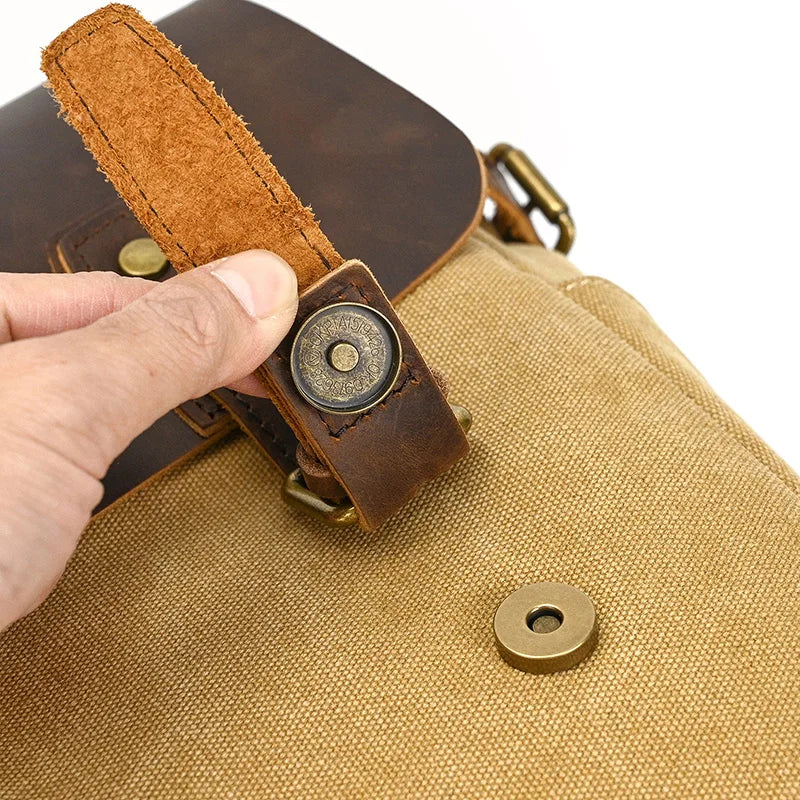 Leather office satchel