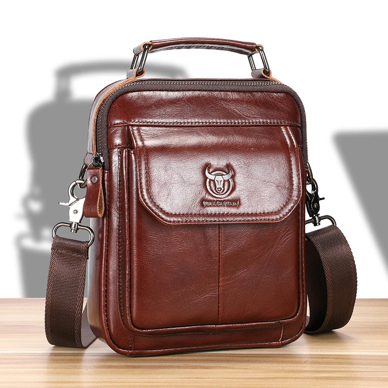 Classic leather crossbody bag