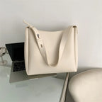 Elegant women's leather tote bag