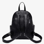 Elegant women’s leather backpack