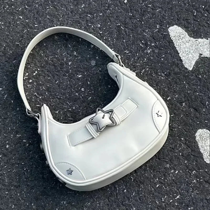 Retro leather sling bag