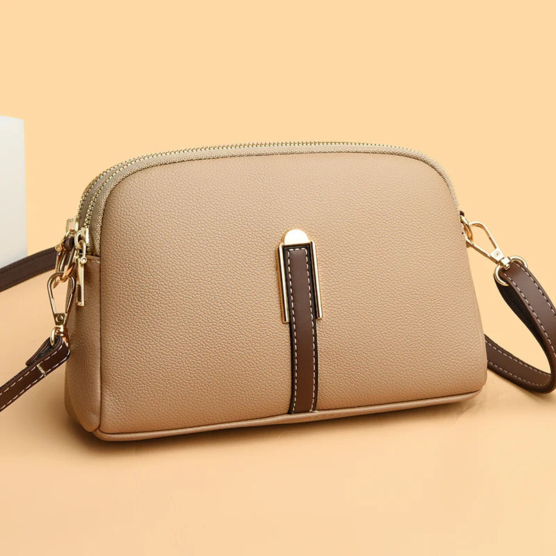 Everyday leather crossbody bag
