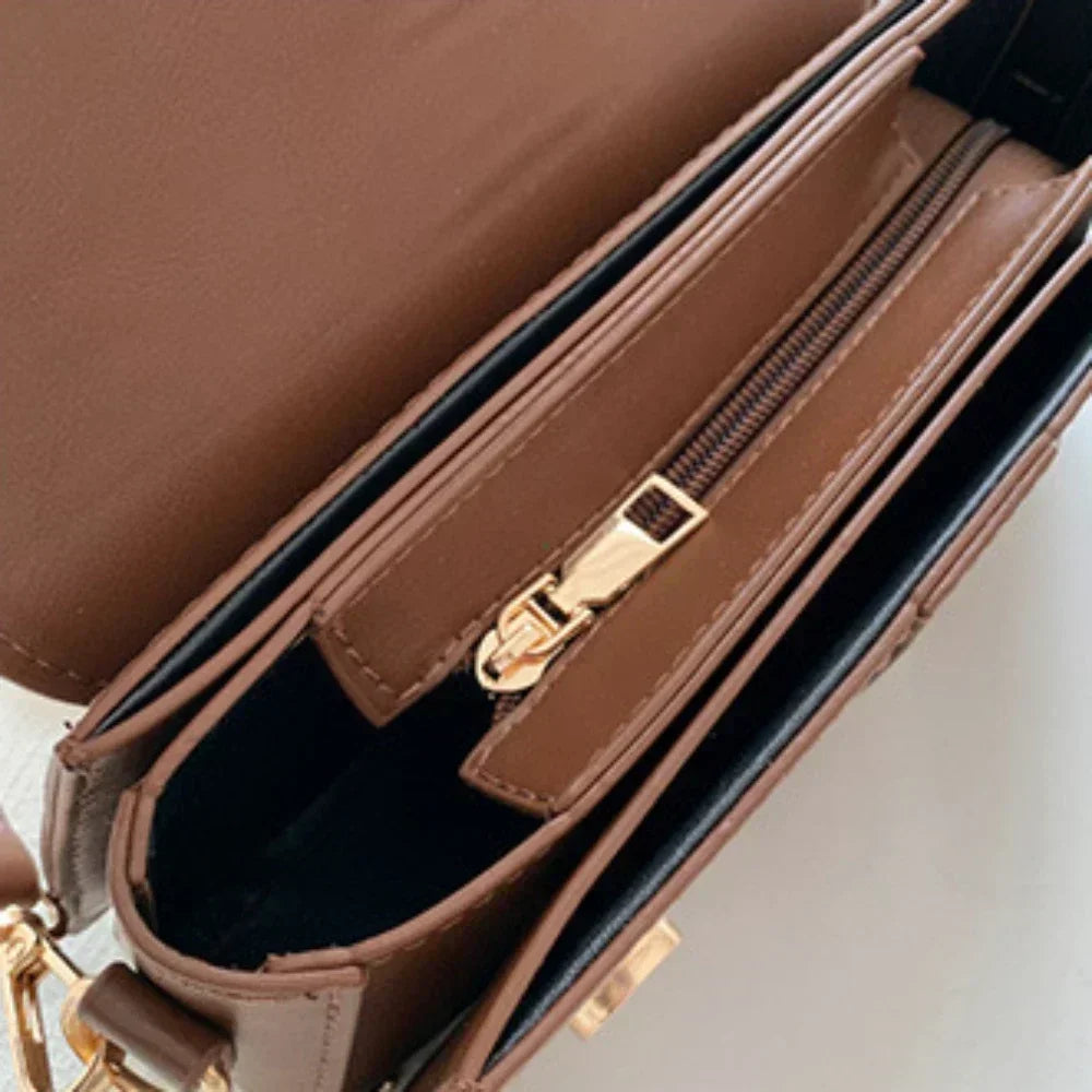 Compact leather sling bag for daily essentials