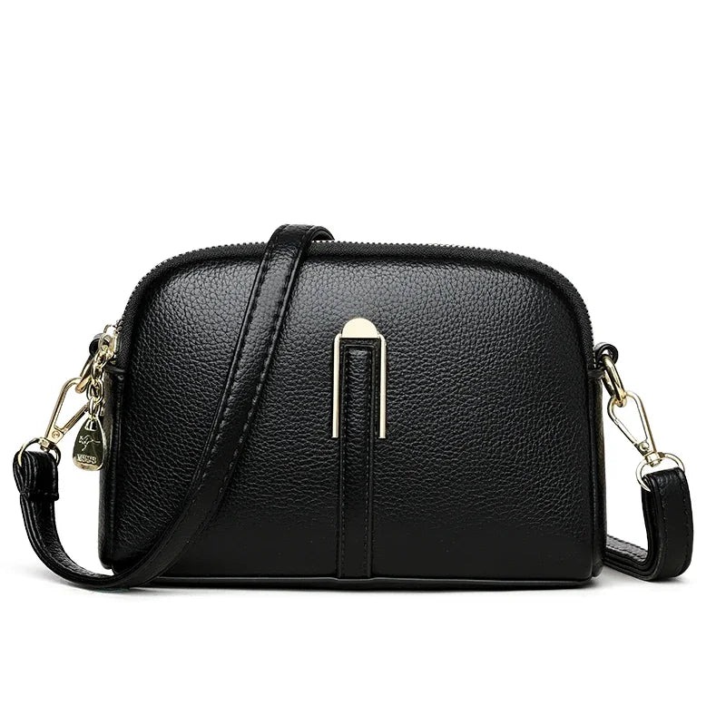 Everyday leather crossbody bag
