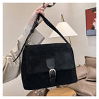 Casual suede sling handbag