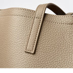 Casual leather tote bag for women