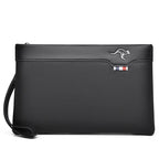 Compact leather clutch for essentials