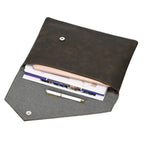 Men's leather clutch bag