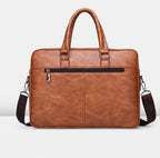 Leather business briefcase